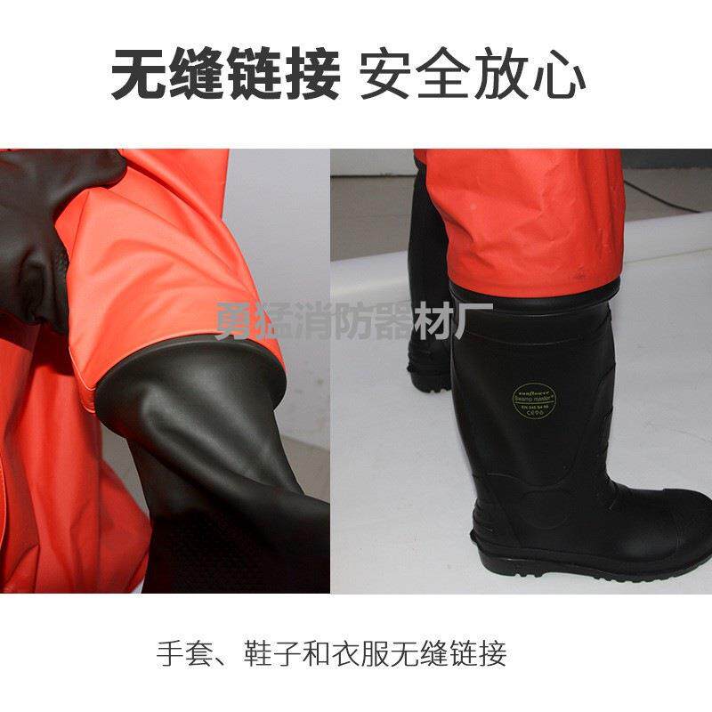 轻型防化服易连液体带帽JWU防尘毒简急氨酸碱腐蚀半封闭式应防护