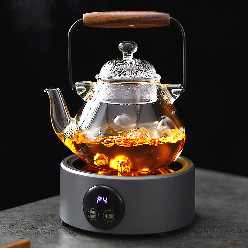 迷你小型电陶炉煮茶器2024新款玻璃煮茶壶烧水壶泡茶专用茶壶茶具