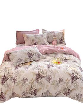 13372纯棉款三件套四件套吊边单款被61755套枕套直播供货床新床笠