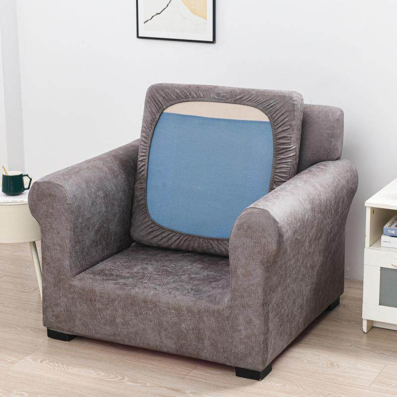 裂纹绒弹全包力五片裂纹绒沙发套保套护发罩单人坐垫分体沙套