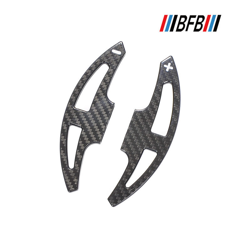 适用宝马E92M3/1M/X5MX6M改装Autotecknic碳纤维方向盘换挡长拨片