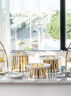 欧式甜品台展酒示件架摆店AL100700自助餐冷餐茶歇摆台创意下午会