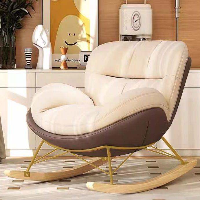 懒人沙发家用室内摇椅阳台客厅卧室休闲摇摇成人单人躺椅可拆洗