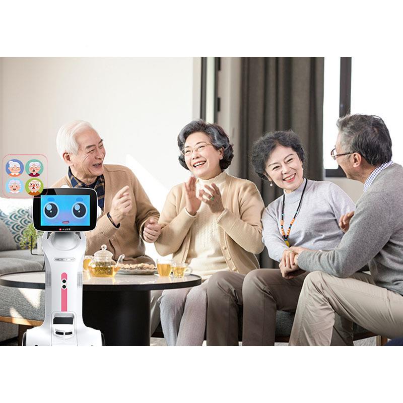 智能人居家养老DWC康陪阿护机养器人亮跌倒预警自主寻聊天