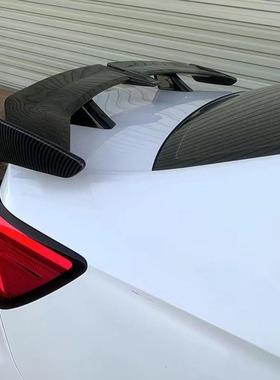 汽通用尾翼三厢免打孔粘漆跑贴66630式尾车翼烤大尾翼动动车翼改