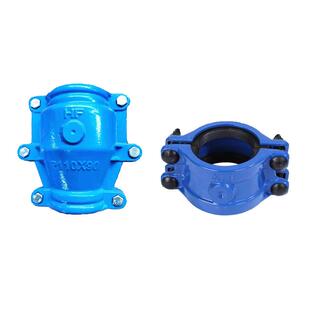 铸铁变径哈夫节小头大堵卡漏插器承口抢修417接管道接头交口子抱