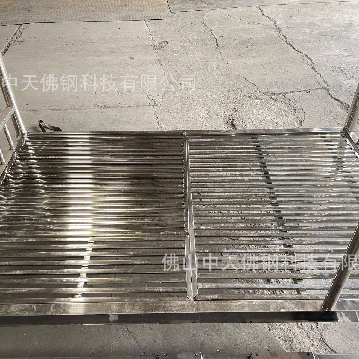 床板不锈钢防虫防潮铺透42162气垫板硬板床支撑架宿钢制床舍加厚图片
