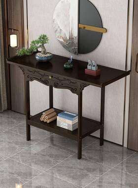 新式玄关玄关台入户条正对桌门装饰柜靠墙供桌DAL中家用香案案窄