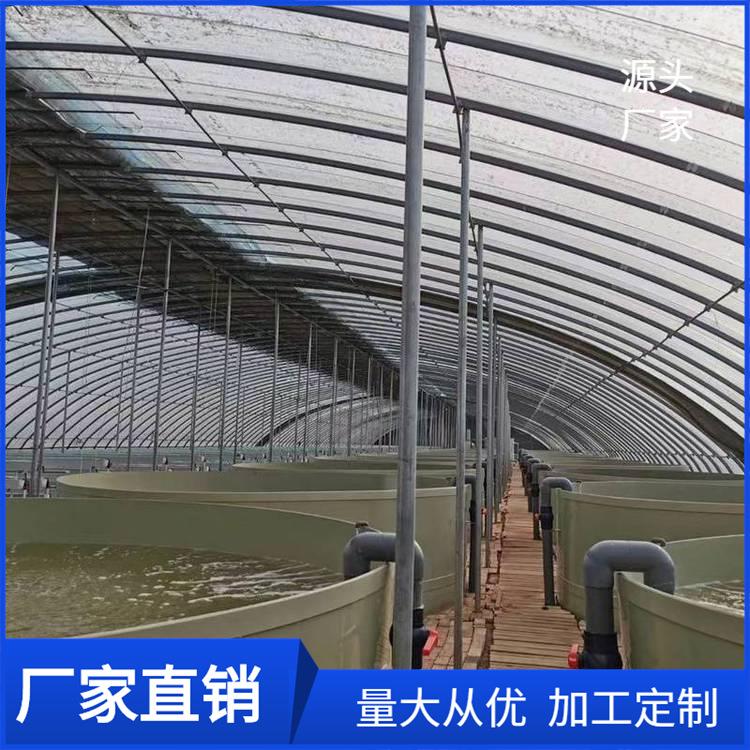 新疆厂家直大容量加厚焊接圆形pp鱼池工厂式循环水鱼苗虾苗养殖池
