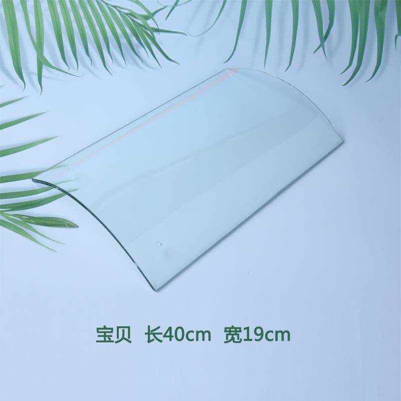 老式沟瓦钢化玻璃亮瓦采光板阳光棚加长瓦仿古小青瓦弧形瓦片屋顶