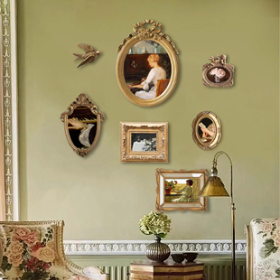 画玩美法式古典宫廷风装饰画欧式复古客厅艺术挂画餐厅卧室壁画