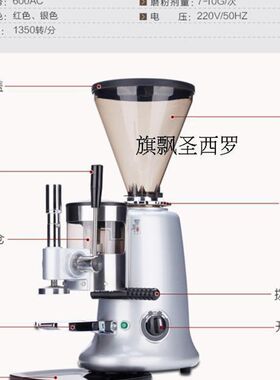 乐呵呵捷兴锡刻玛KAFFALHH600AB咖啡磨豆机配件豆仓粉仓盖接粉盘