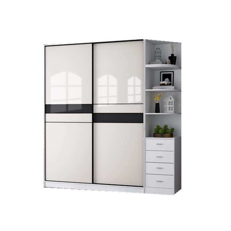 衣柜门定制柜门推拉门现代简约衣柜推拉门移门实木壁橱衣柜门