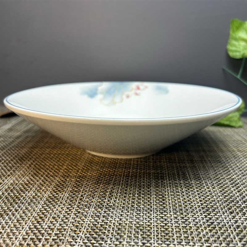 深汤盘剁椒鱼头盘餐具酒店西餐厅陶瓷深盘菜盘沙拉盘干锅盘烧菜盘