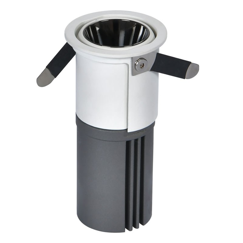 LED迷你小射灯嵌入式开孔3公分下照圆形孔灯深防眩聚光窄边洗墙灯