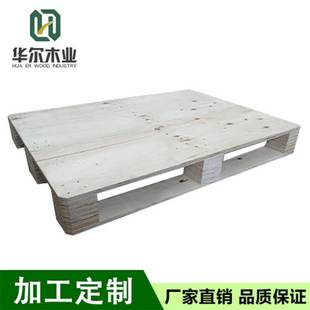 华尔木业钉制出口使用的免熏蒸木制包装托盘,支持各类工厂标准