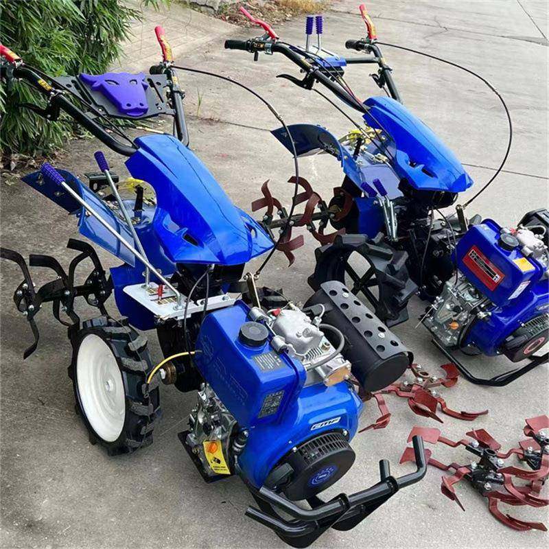 厂家优直连柴型油微耕机大棚翻惠地旋功耕机多能小耕FAG地机