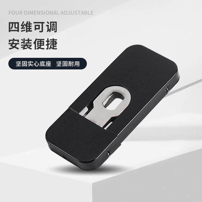 木门地0簧弹免挖坑9SIK度定位有框免门开槽隐藏式缓冲定位木门地