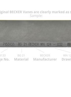 现F货销售贝克2DTL2.250VTLF50真GNR空泵碳片叶片真空泵配件