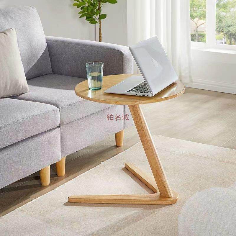 实木边几可移动家用客厅小桌VVV边简约酒圆民店宿沙发几床头小桌
