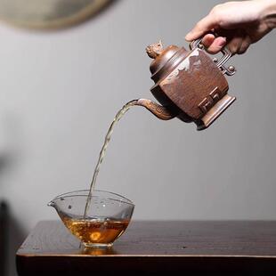 实力原派狄纯老师矿紫砂老泥20241101料宜兴手工四方如意办公用茶