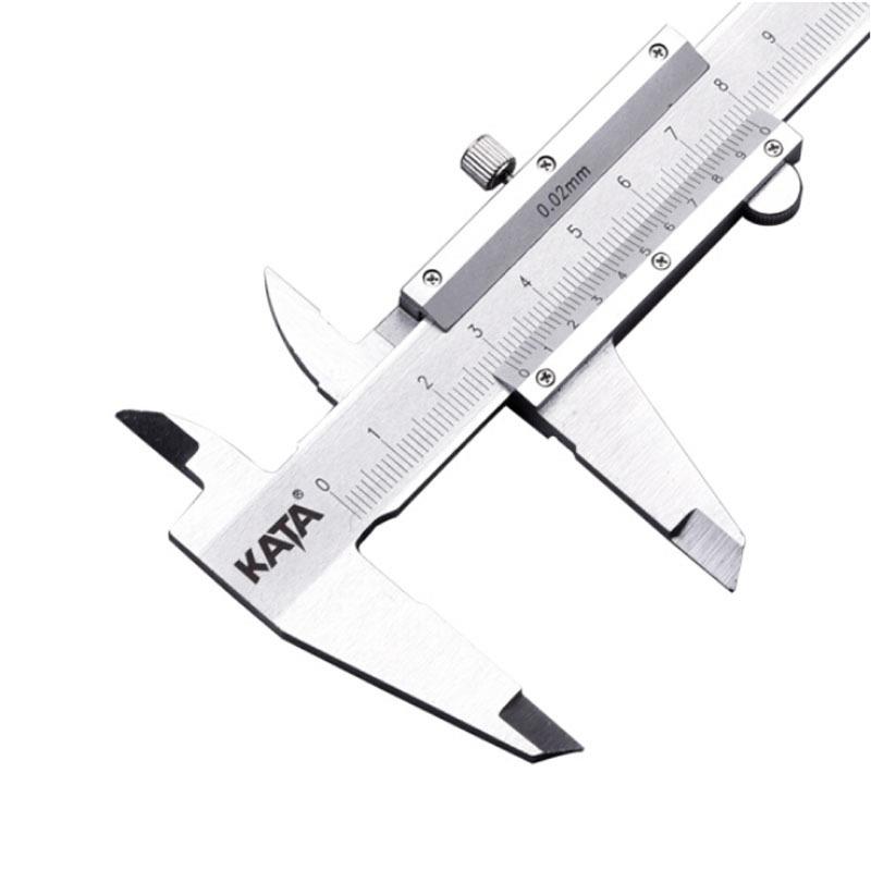 锴达机KATA游标卡尺150mm200mm双槽精密测量工具XCA械式KT34115