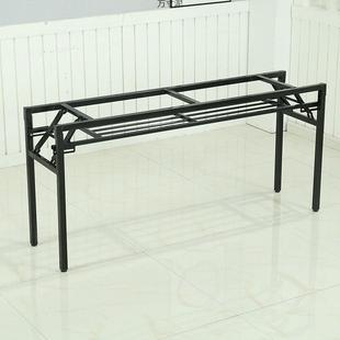加厚简无品牌/折叠架稳固桌弹簧架小支架条形架子方桌白色黑双色