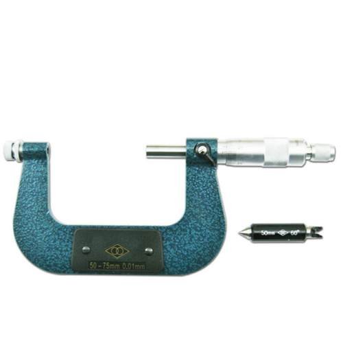 -哈量螺纹千分螺纹中经千分尺5尺KOI螺旋测微仪0-2150MM精度0.01