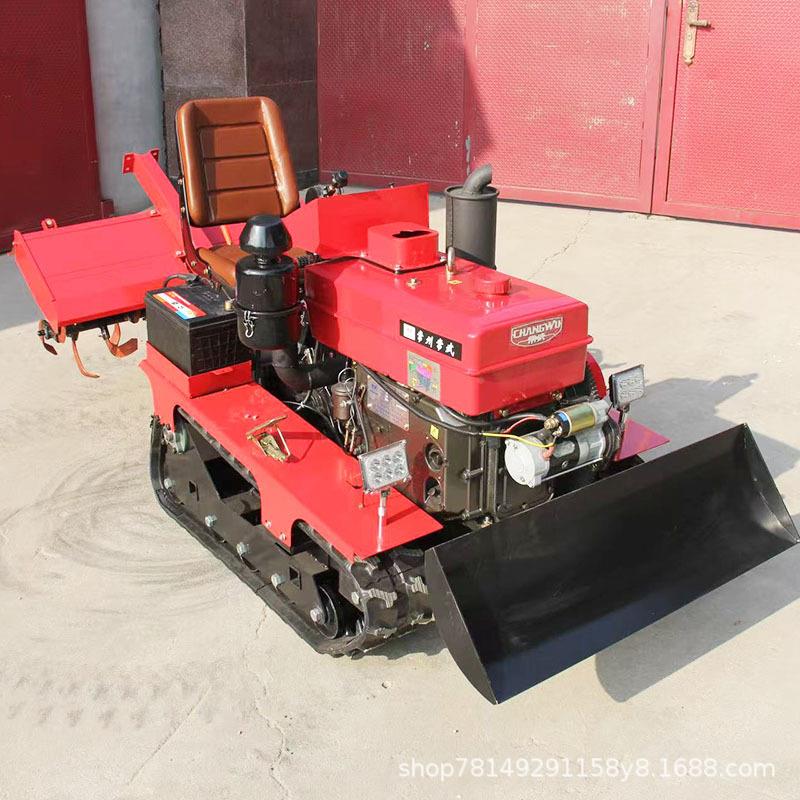 1机履8马力乘坐式带拖拉机25马力履VCI带旋耕水旱式两用果园管理