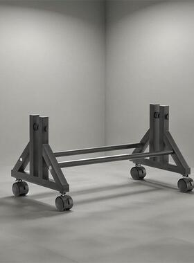 落地式圆形桌面展示架璃钢化玻金属座支架收圆桌78838旋转底盘餐