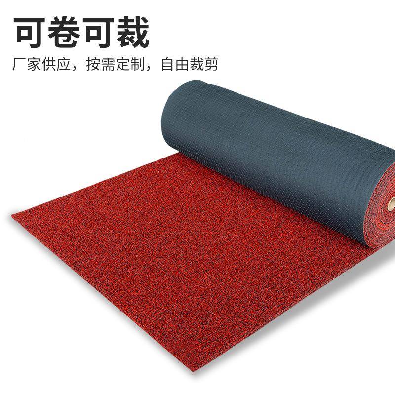 丝圈卷材钉底丝圈脚垫卷材垫汽脚车脚可地裁剪加厚垫通用入户踏垫