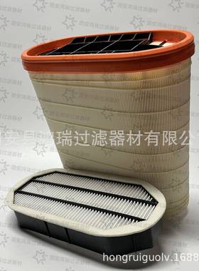 厂家陕汽0DZ962591龙牵引车新M300X6000直通式空气9滤芯DZ9625191