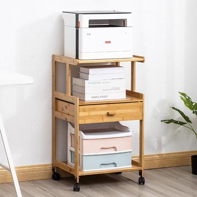 家移动打印收机架子置复物架落地办厂公室桌面多层整理柜VAY纳架