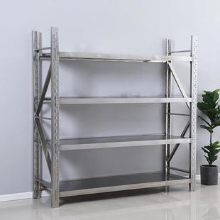厂家直销不锈收货架层多轻重型纳货架防潮仓储货架地下室无品牌/