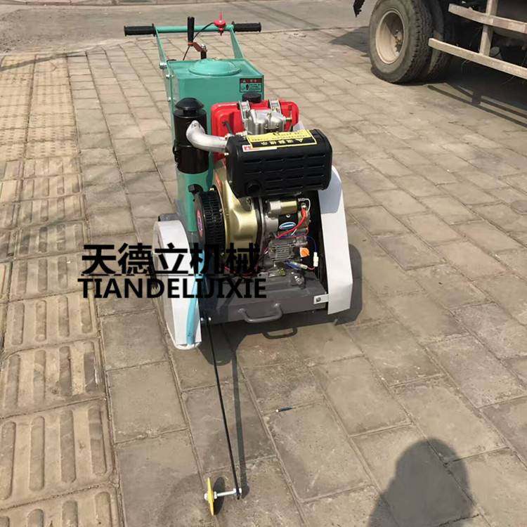 风冷柴油路面切割机 金刚石锯片切割混凝土楼板 混凝土马路切割机