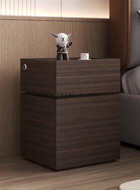 简约代电智HSI能床柜保险柜头一体无线充隐藏式家用现保险箱收纳