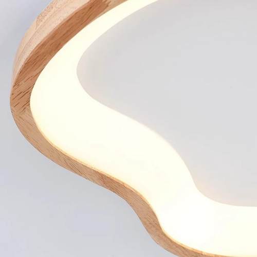 直销LED吸灯ZGM全光灯谱现代简约原木风实木客厅餐厅顶卧室具灯