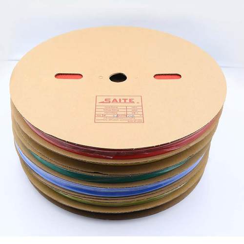 生产1m阻燃热ZRC6缩套管m彩色热缩管电线管套收管热缩保护绝缘套