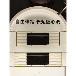 卫生间L架子G德国浴缸置物架伸缩澡浴收纳上YVS泡支架K室金色多包