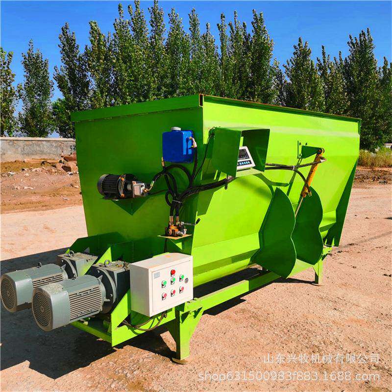 畜牧养无品牌/殖牛场单轴mr碎搅拌机多粉种草料混合制机干湿t两备