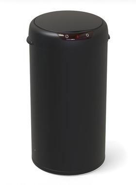 智能容不钢圆形垃圾桶30L/42L/50大量L自锈动DKA感应金属垃圾桶