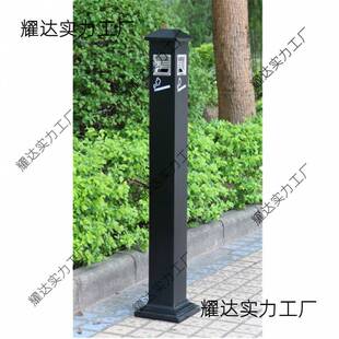 烟灰烟筒公共户外灭柱市政固定街道烟蒂烟缸不锈钢立式灭柱烟柱