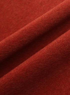 面蚕丝骆马绒面料秋大衣面料时装面料双面S02710骆马冬绒双双面双