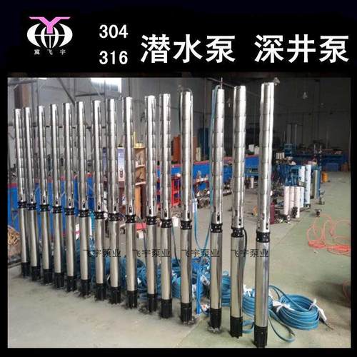 QR温潜水深J井泵20QJ50-243/95不锈钢304316耐FKK高耐腐潜水泵