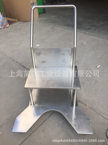 非标制作304不锈钢双层工具车 托盘无尘车间专用推车酒店搬运车