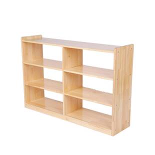 幼儿园收纳柜子实木儿童蒙氏玩具收纳架区角组合柜早教储物展示架