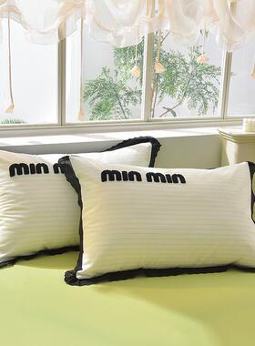 2A02条VNX5新款类全棉四件套纯棉水洗棉赫宿本风床上用品舍纹四件