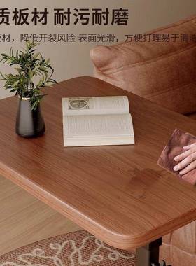 可折上叠床边小桌子移动升降家书桌卧室用床桌客沙厅发EIS边桌电