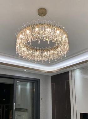 港式奢吊灯吊后现代客厅灯ONY灯简轻约卧室灯水晶灯房间灯大气餐