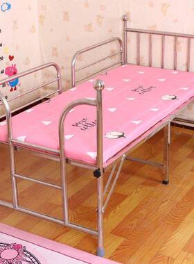 不锈钢儿拼接大KFX床可折宝宝床童男床孩单人床女孩公主床叠铁艺